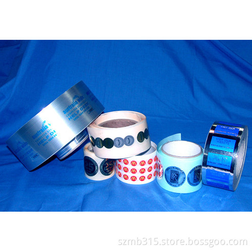 Anti-Fake Barcode Tamper Evident Security Warranty Void Label Printing Label